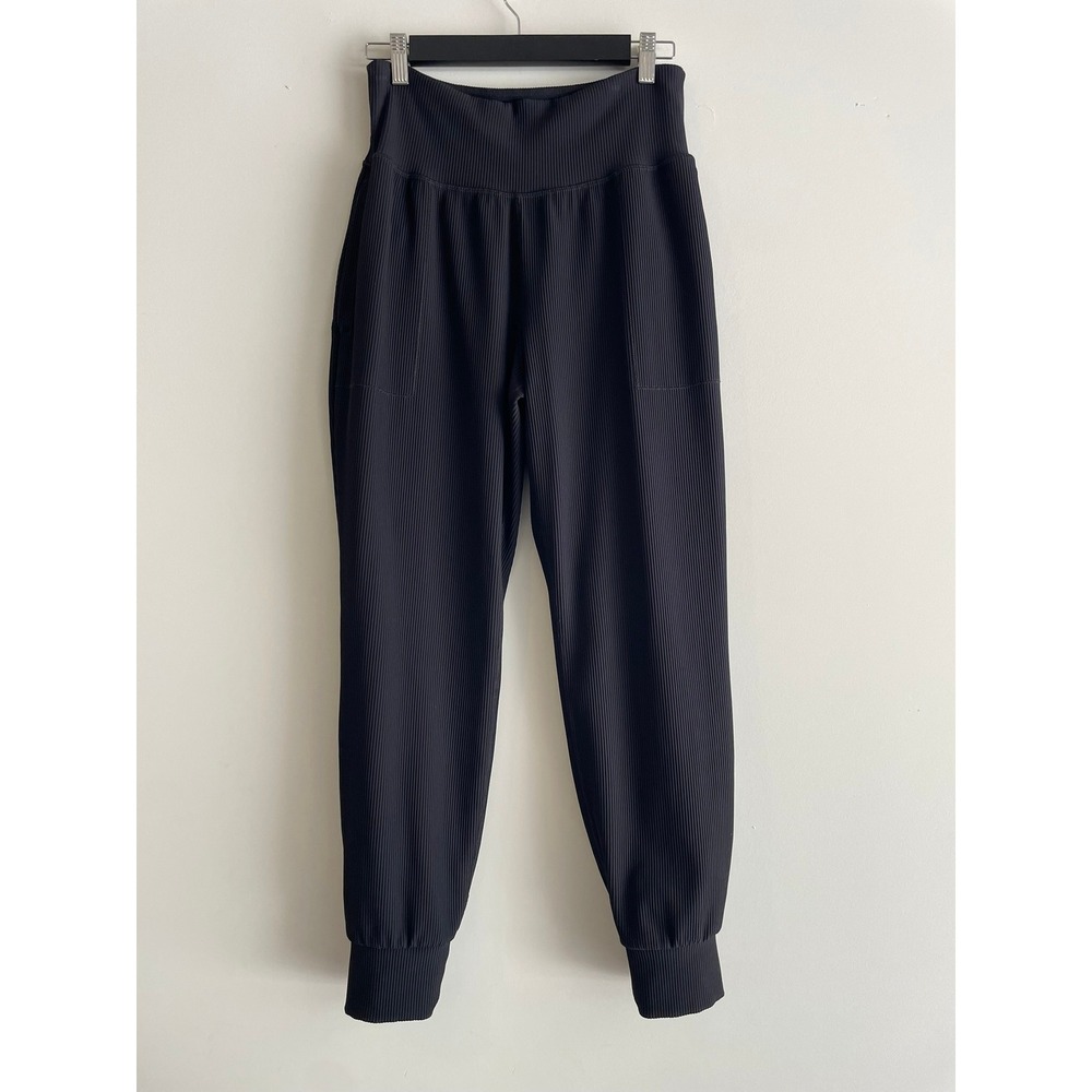 Athleta Salutation Jogger Black High Waisted Pants Women M